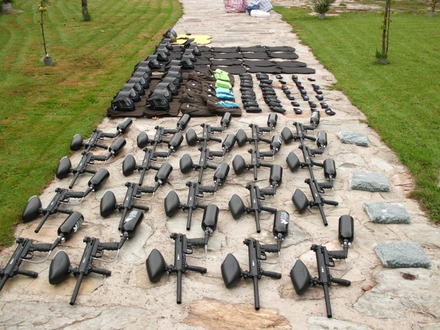  Paintballspiel in Arganda 