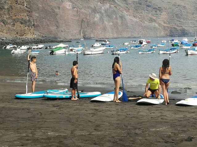Iniciacion Paddle Surf Playa de la Vuelta