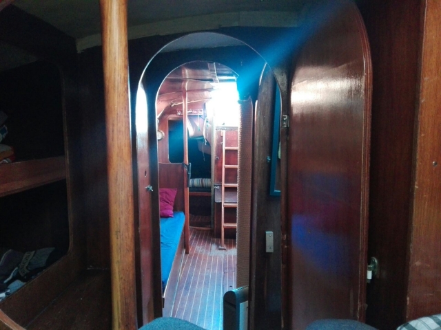 Interior del barco