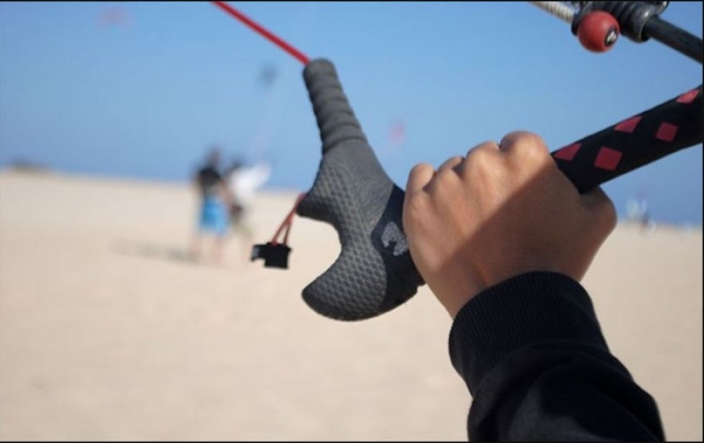 Practicing in the sand 