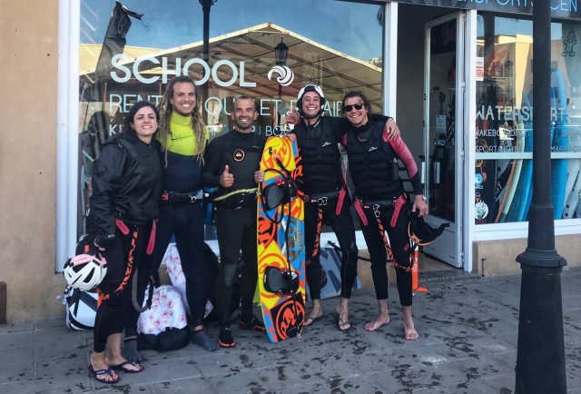  Water sports with friends 