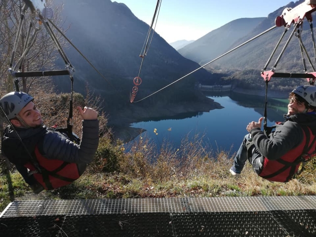  Adrénaline avec la tyrolienne de Valle de Tena 
