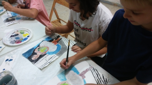  Pintura com têmperas 