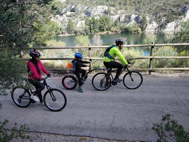 Bicicleta con los niños