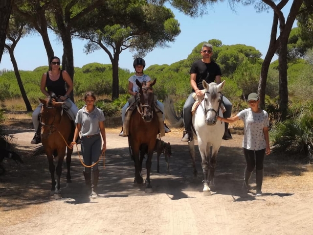 Ruta a caballo de 1 hora Cádiz