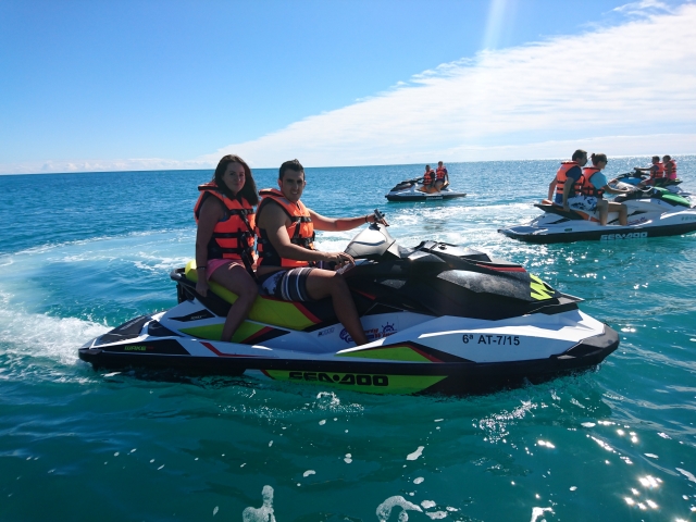 Ruta guiada en moto de agua