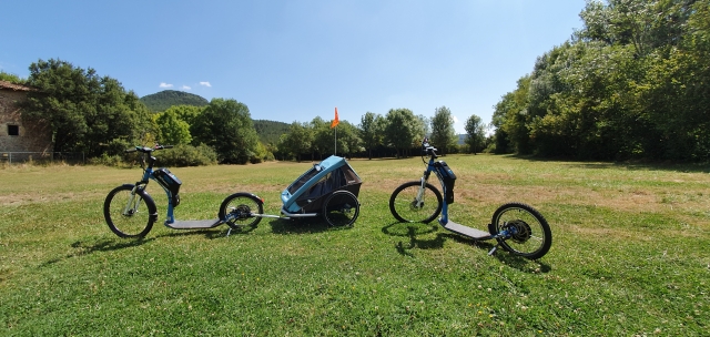 E scooters con carrito