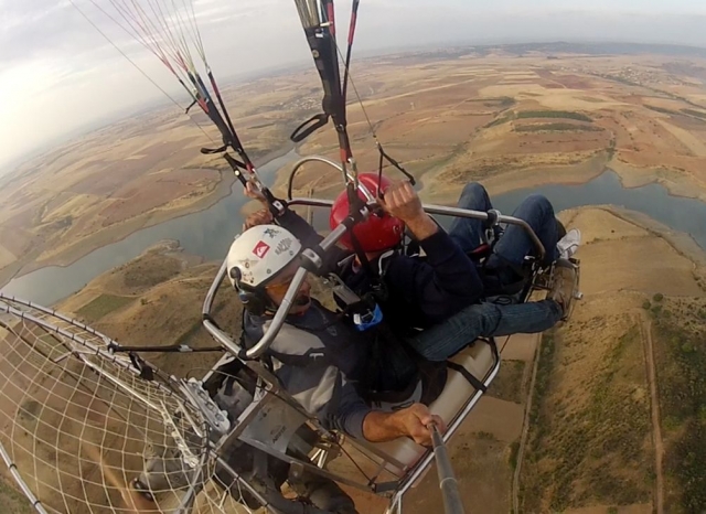  Volo in parapendio nella Valderas 
