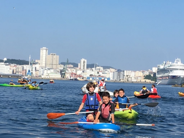 Ruta en kayak en A Coruña