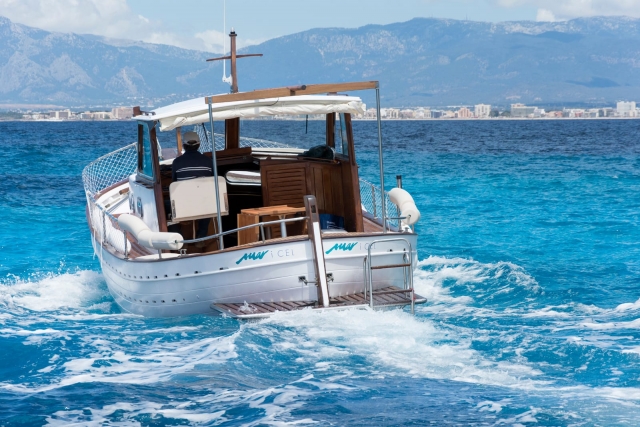 Ruta en barco por la costa mallorquín