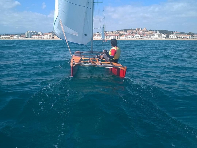 Clase de vela en Altafulla