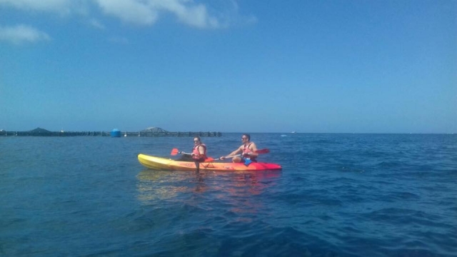 Travesía en kayak doble