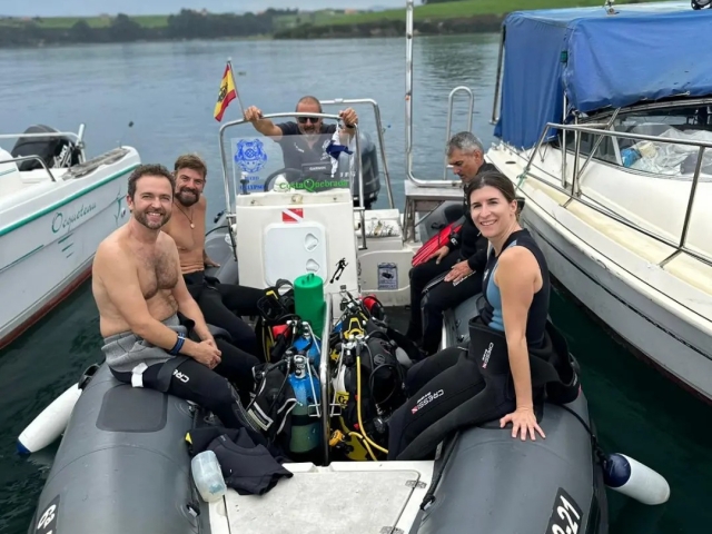 Buceo desde lancha