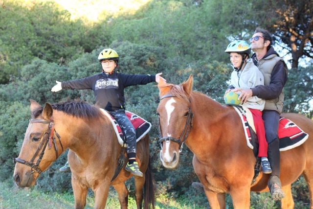  Horseback riding 