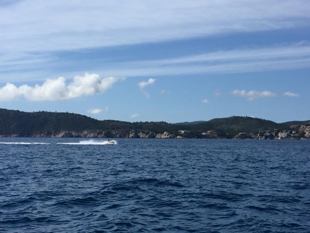  A tutta velocità a Malloca con la moto d'acqua 