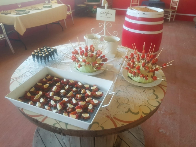 Botana para la despedida de soltera