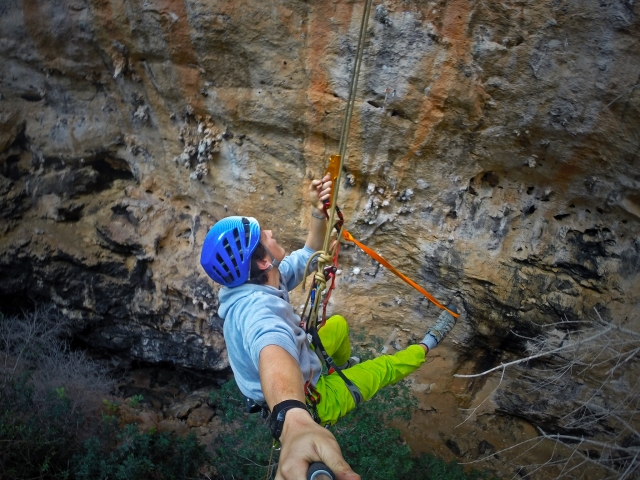 Selfie en las rocas