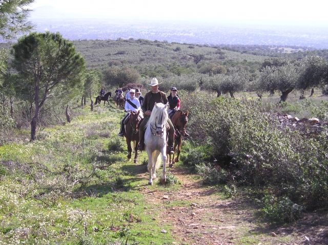 Paseo a caballo por los alrededores de Don Benito