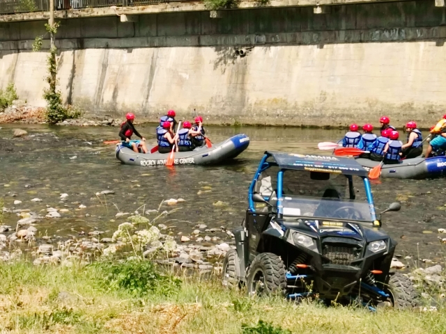 Salida en buggy biplaza y rafting en Llavorsí
