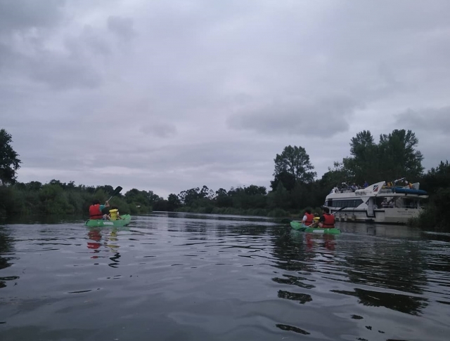Travesía nocturna en kayak en Cantabria