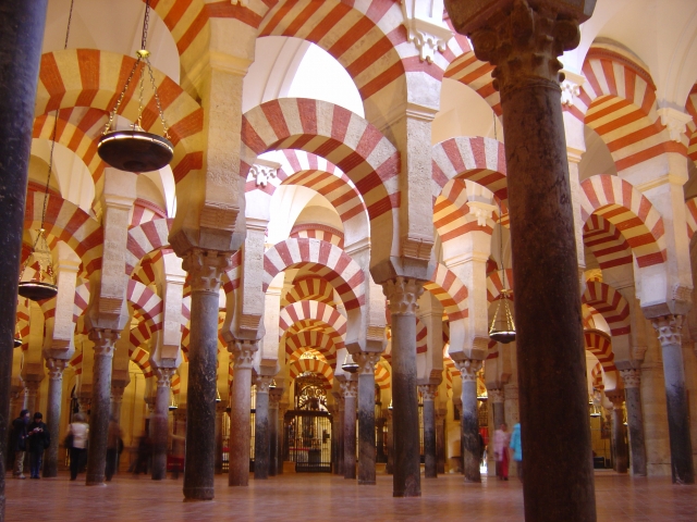 Visitando la mézquita de Córdoba