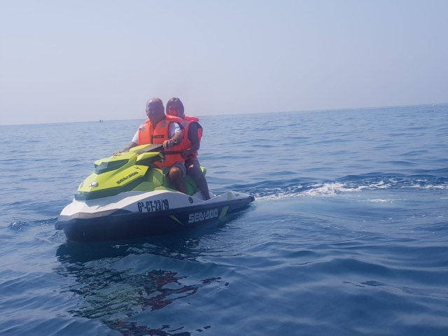 Moto de agua en la Costa del Sol