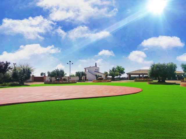 Nuestra finca un día soleado