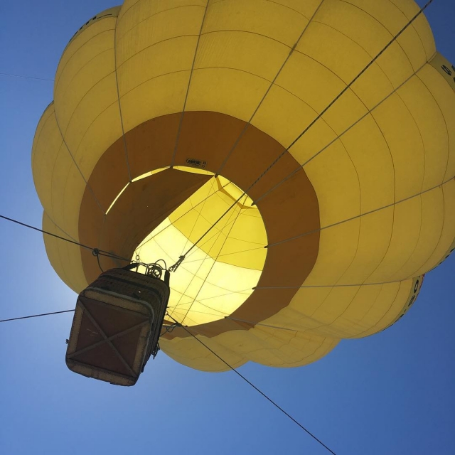 Globo visto desde tierra
