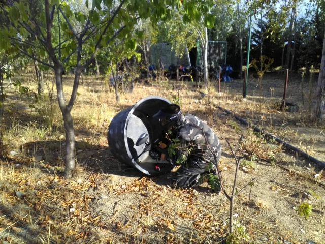 Marcadoras cargadas para derribar al adversario
