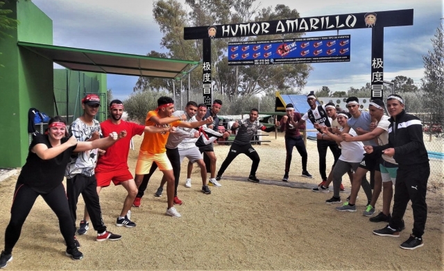  The most warrior friends prepared for the gymkhana 