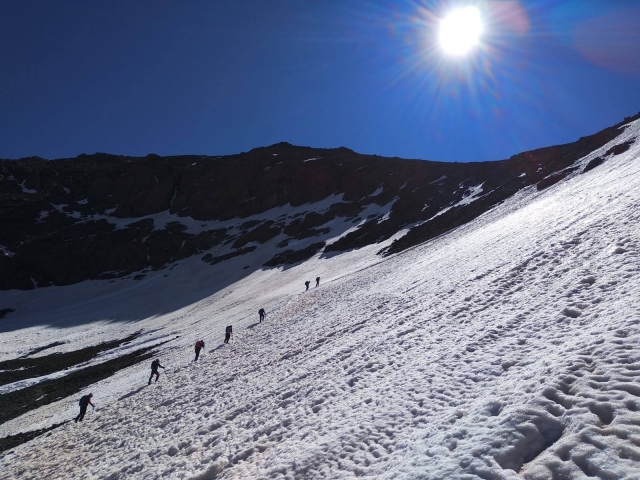 Ascensión del Veleta raquetas de nieve