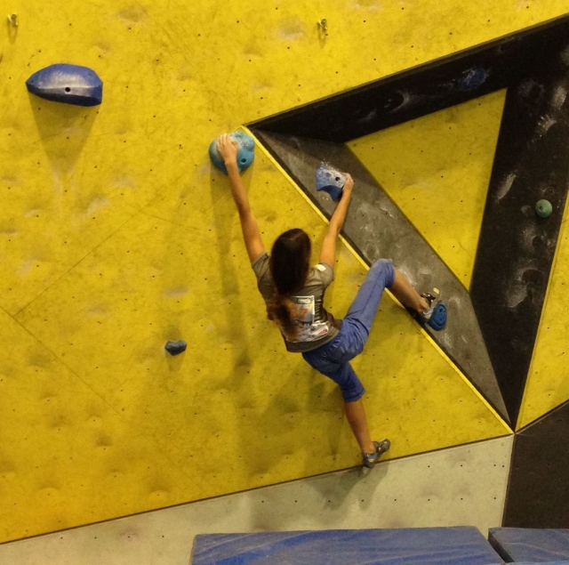  Analizzando il movimento successivo nella parete da arrampicata