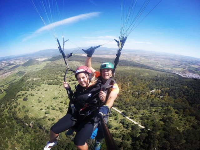 El mejor vuelo en parapente por la provincia gaditana