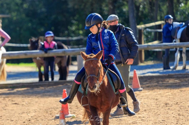  Practicing horse control 