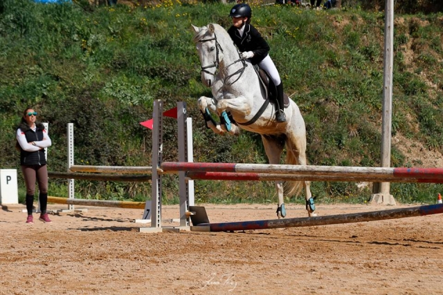  Horseback riding class 