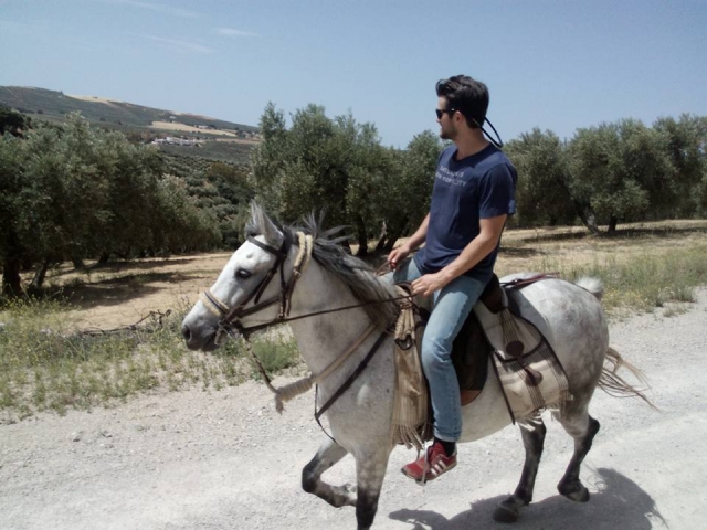 A lomos del caballo en Málaga
