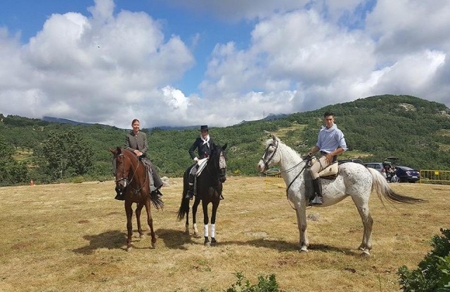  Horseback riding in Navacerrada 