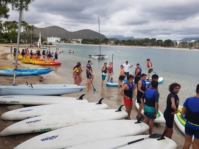 Curso de paddle surf en Alcúdia
