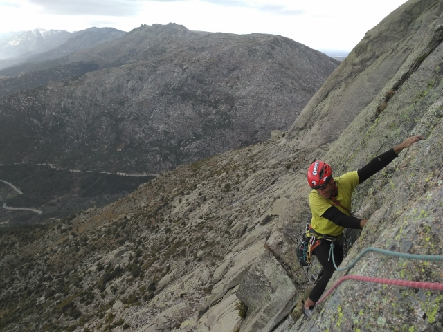 Escalando la sierra de Madrid