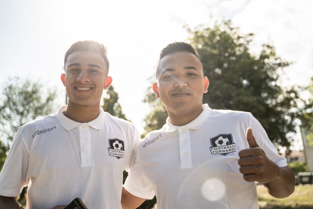 Grandes jugadores de fútbol entre nosotros