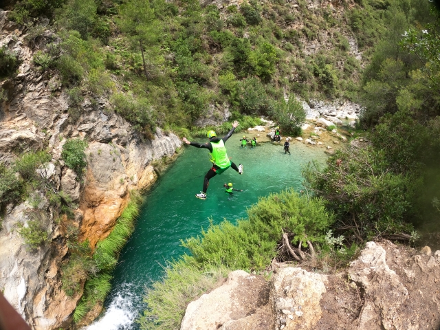 Barranquismo Río verde