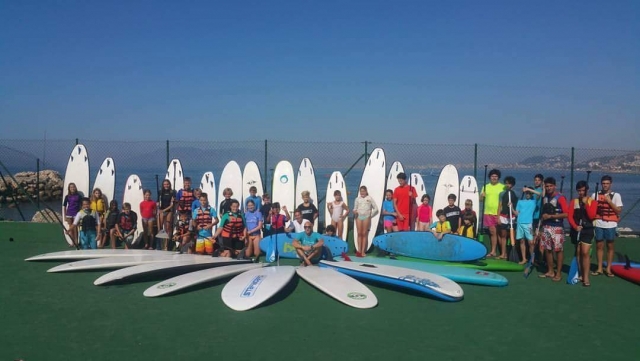 Alumnos de nuestra escuela de surf