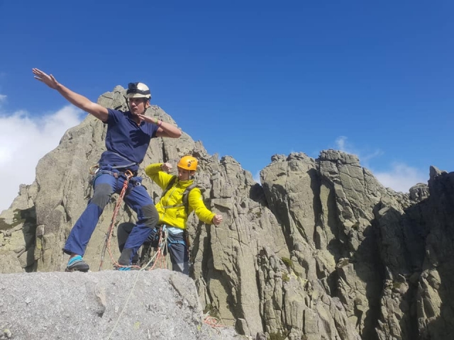 Orgullosos de haber llegado a la cima