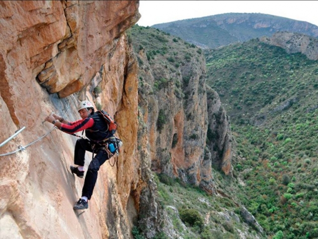 Ferrata en Guadarrama