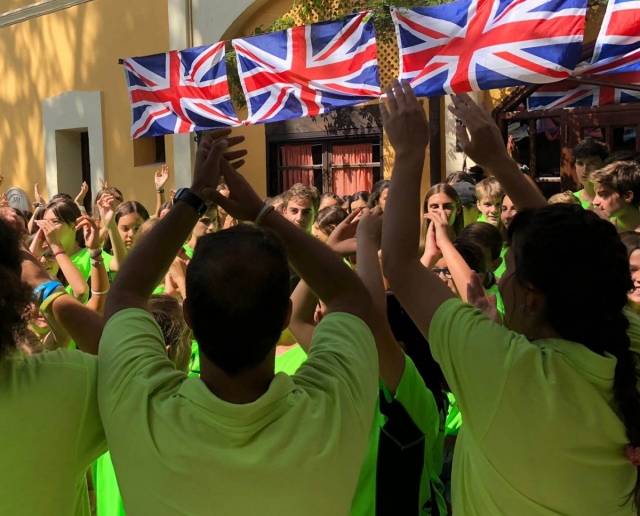 Actividades en inglés en el campamento