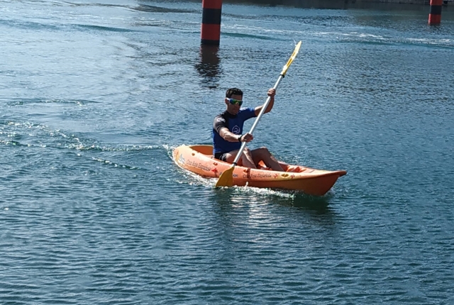  Allenamento con il kayak 