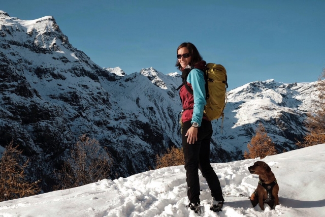  Raquetes de neve e cachorro, a melhor combinação 