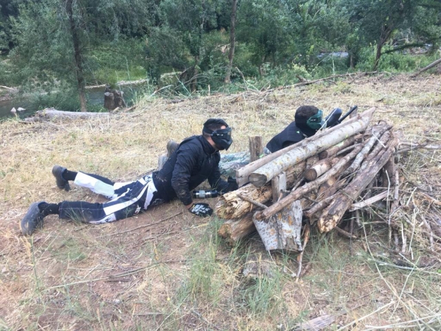  Paintball game with friends 