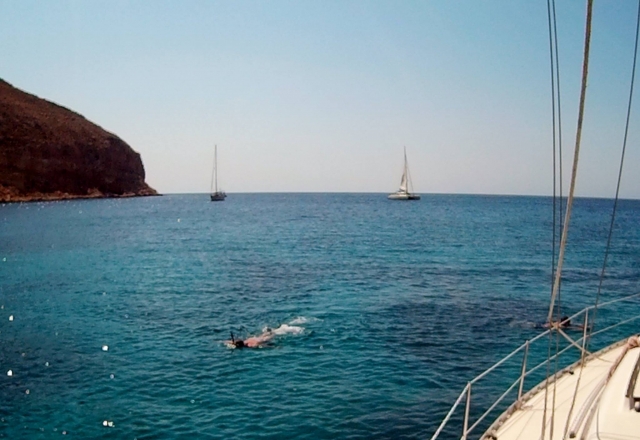  Snorkeling next to the boat