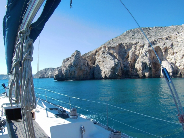  Visiting Cabo de Gata in sailboat 